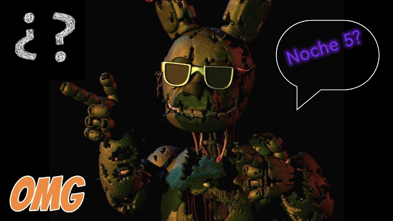 FNAF 3: 4 y 5(casi lo logro)