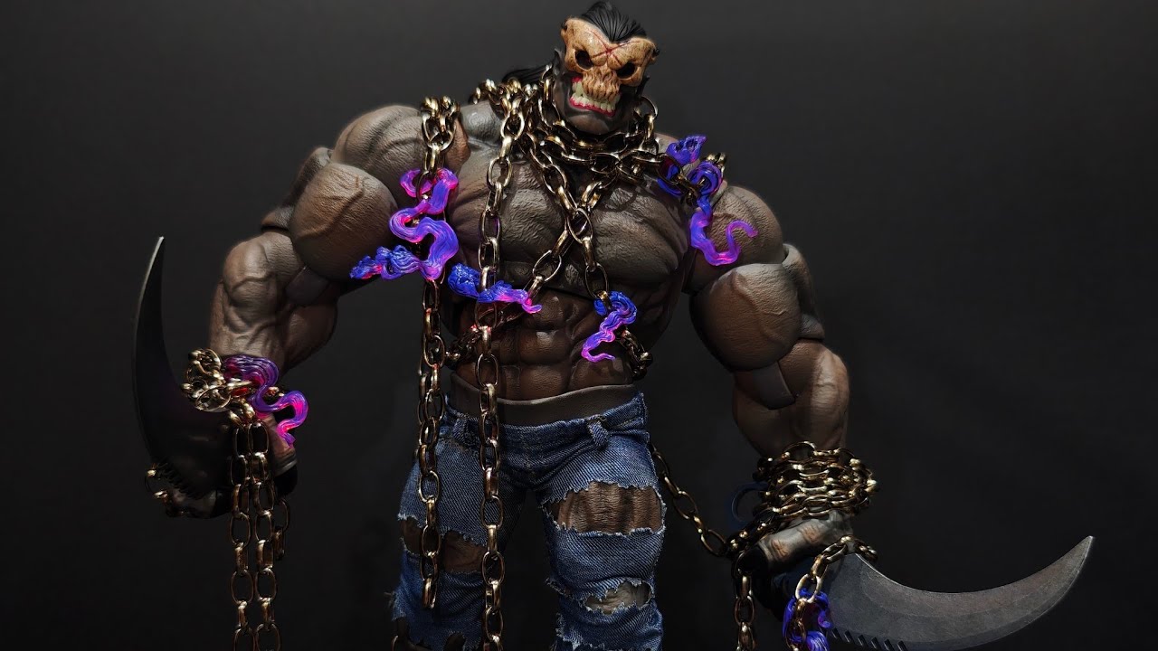 GREY/ RED DEVIL BY AXYTOYS DELUXE EDITION 1/12 full figure review 