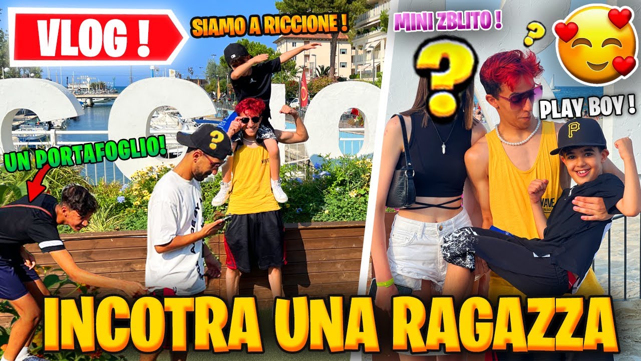 MINI ZBLITO INCOTRA UNA RAGAZZA a RICCIONE 😍 100% PLAY BOY 😂