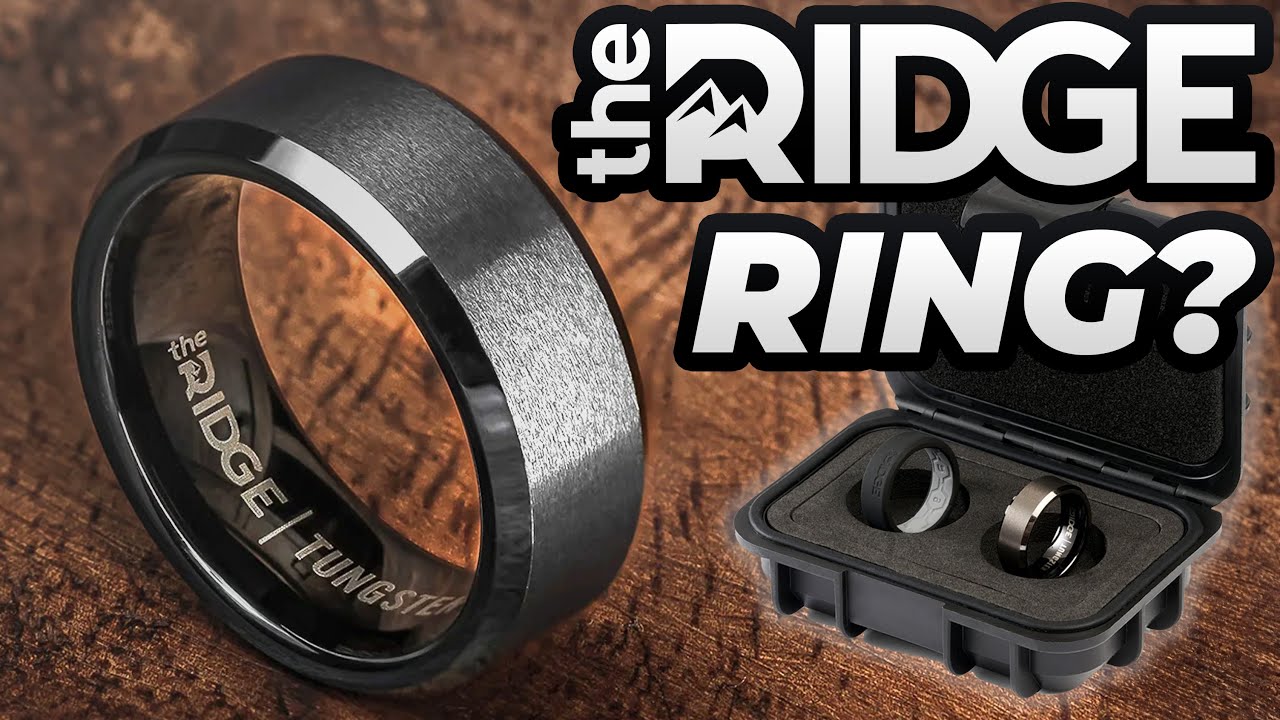 FINALLY Better Ring Options for Men? - The Ridge Tungsten Wedding Band Review