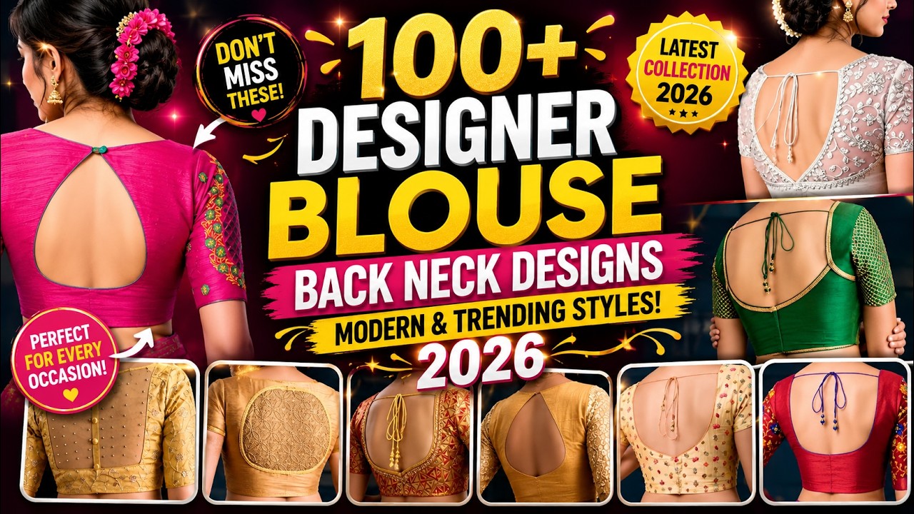 Don’t Miss These Gorgeous Blouse Designs 2025 😍 | Modern Back & Sleeve Styles!