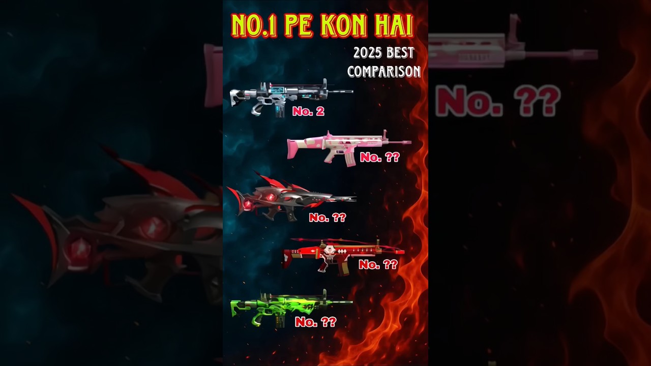 Top 10 SCAR Gun Skins in Free Fire &ndash; Number 1 Skin Will Shock You!