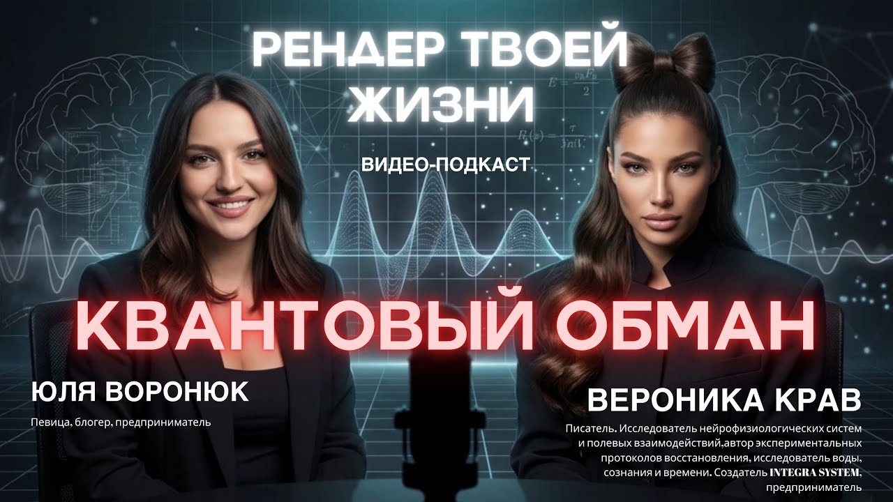 КВАНТОВЫЙ ОБМАН!!! КАК РЕНДЕРИТЬ СВОЮ ЖИЗНЬ. ПОДКАСТ ВЕРОНИКА КРАВ