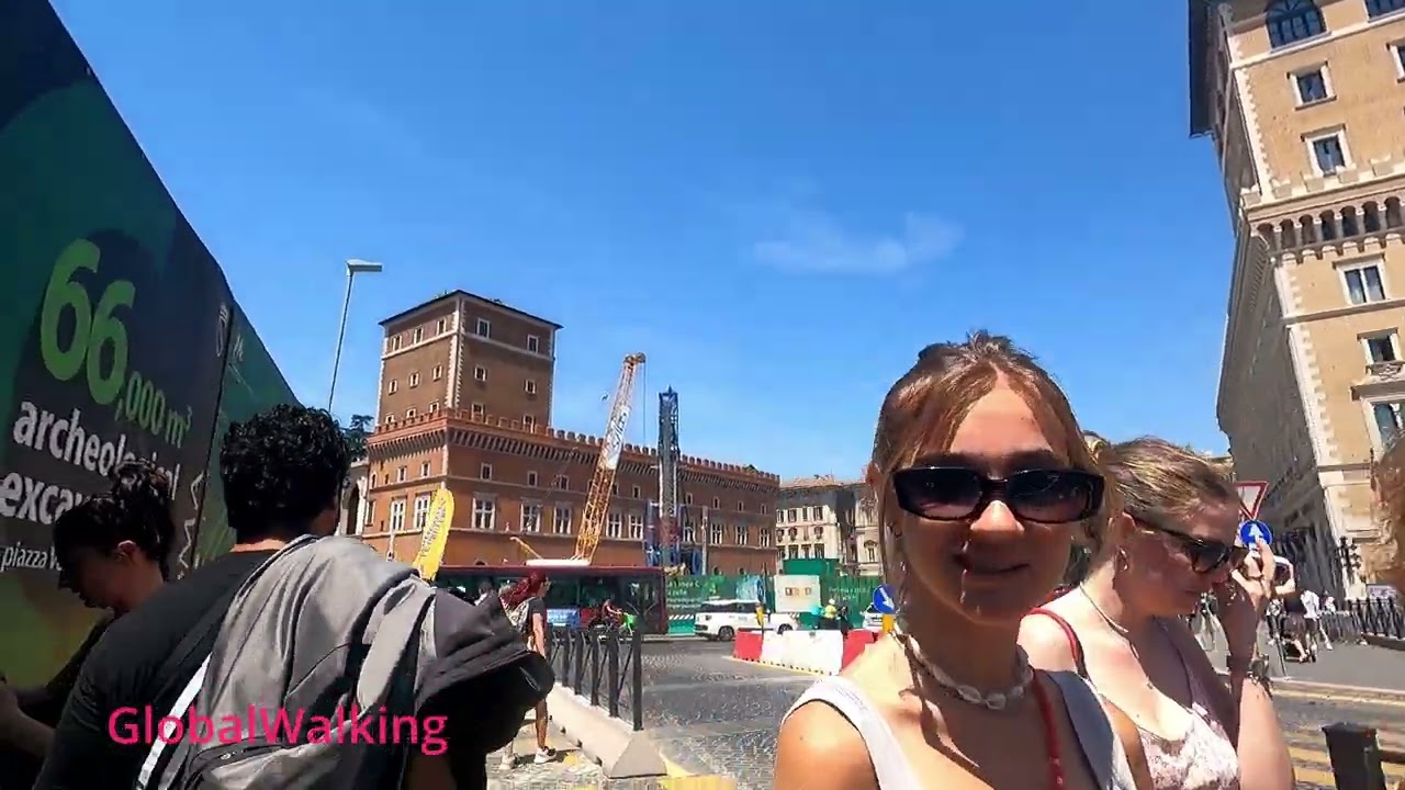 Walking the Streets of Rome 🇮🇹 — Vittoriano Walk & Street Tour in Rome, Italy