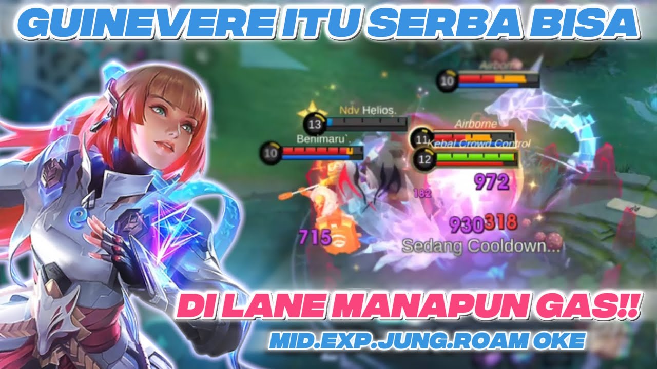 APAPUN LANE NYA? Kalo Ga Gendong Di Solo Rank = Kalah?? | MLBB GUINEVERE