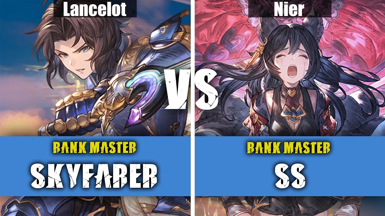 Skyfarer (Lancelot) Vs SS (Nier) | Granblue Fantasy Versus: Rising