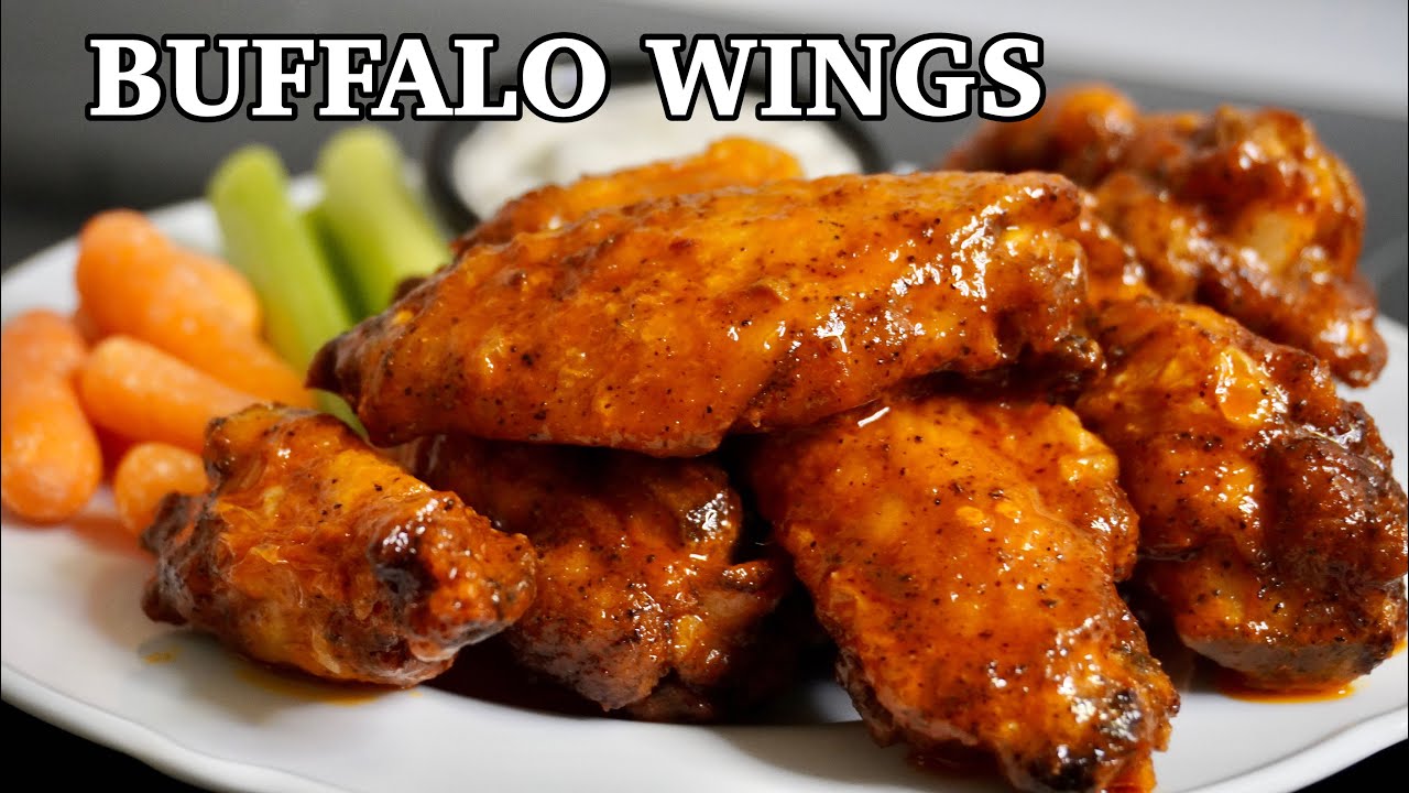 THE BEST Game Day Buffalo Chicken Wings Made in an Air Fryer! Easy Buffalo Wings Recipe
