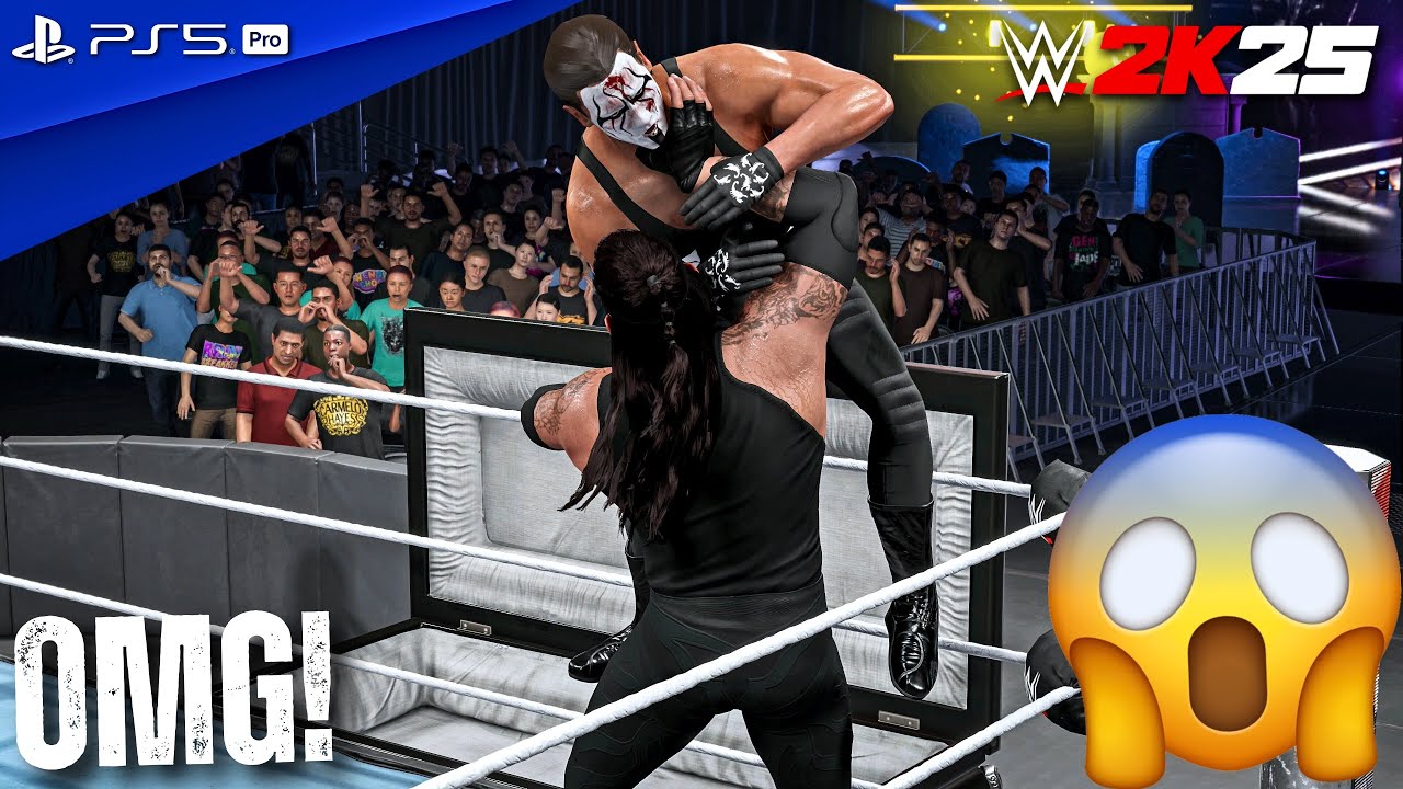 WWE 2K25 &mdash; Стинг против Гробовщика &mdash; Матч в гробу | PS5 Pro [4K60]