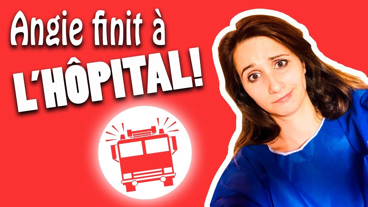 Angie tombe et se retrouve à L'HÔPITAL - Angie la crazy série