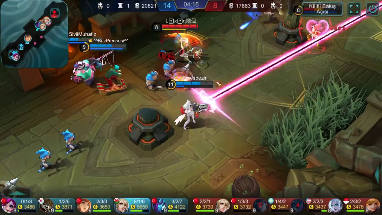 Mobile Legends 3 penta in a game with Layla