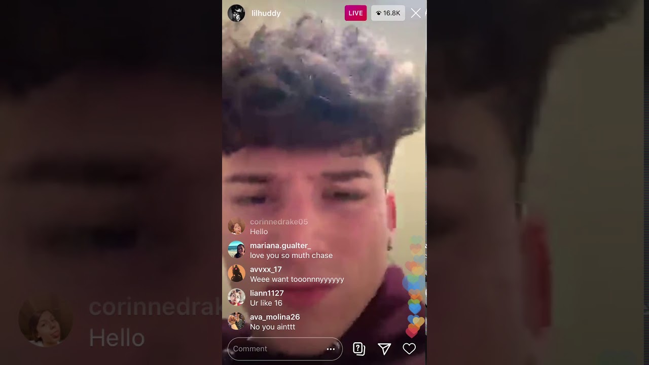 lilhuddy and anne.commzz8 live