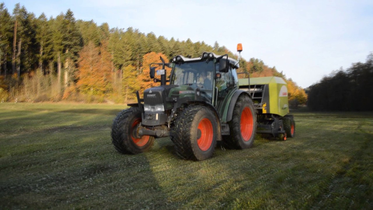 Fendt 209 Vario + Claas Rollant 350RC im 4.Schnitt!