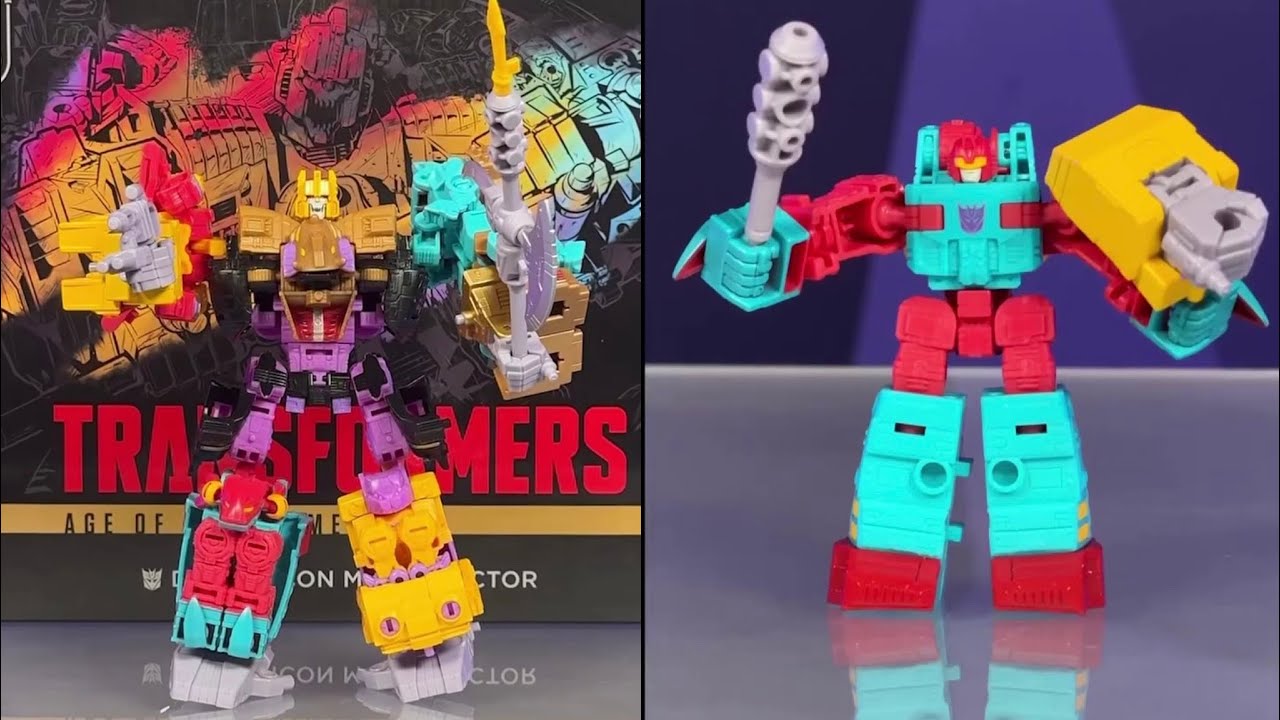 Новые трансформеры-комбайнеры Monstructor Combiner: распаковка, официальные фотографии в руках (H...