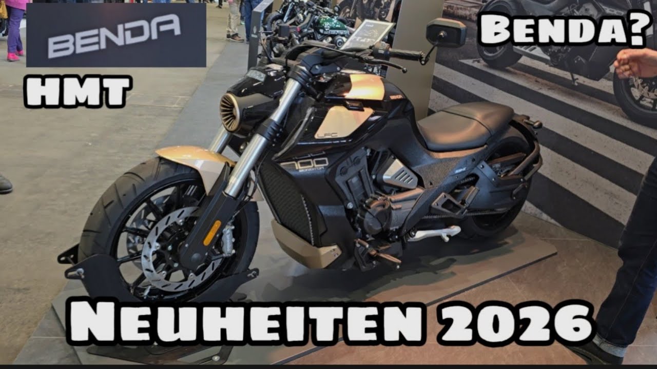 BENDA Motorräder Überblick mit Neuheiten 2026 - HMT