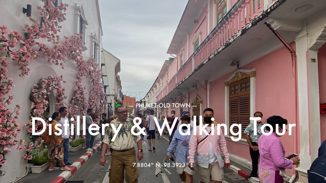 Phuket Old Town (amazing architecture) and Chalong Bay Rum Distillery