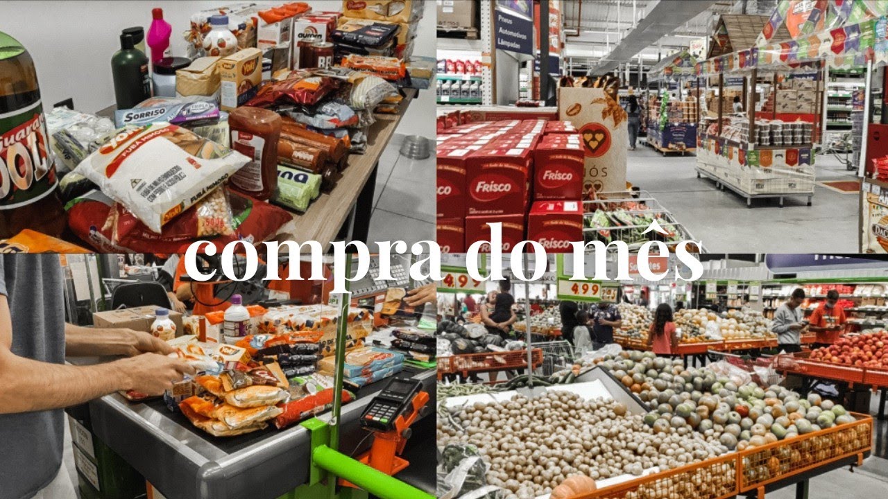 Nossa compra do mês no Atacadão 🛒