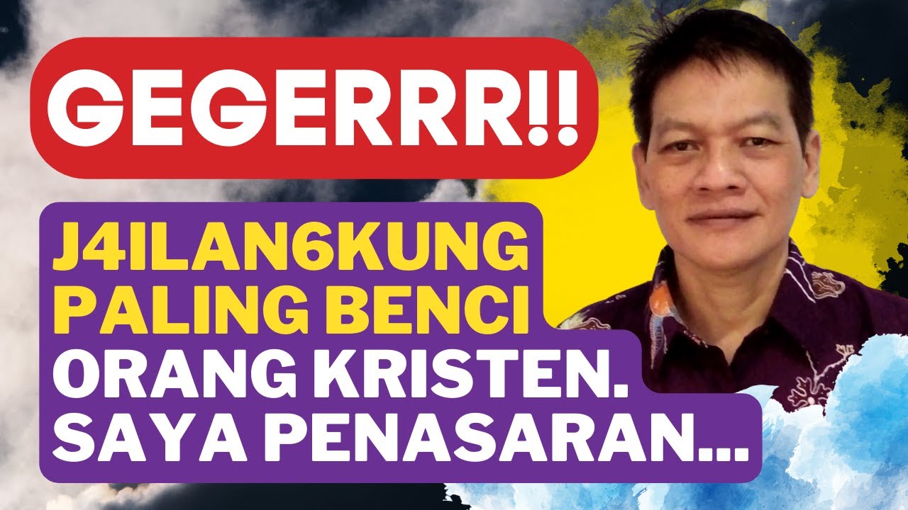 GEGERRR!!! GARA-2 PENASARAN MENGAPA J4IL4N6KUNG TIDAK SUKA ORANG KRISTEN, BAPAK INI INVESTIGASI!