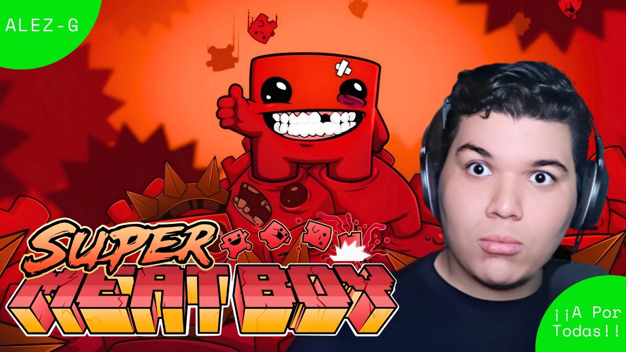 🔴MI PRIMERA VEZ JUGANDO SUPER MEAT BOY 💀