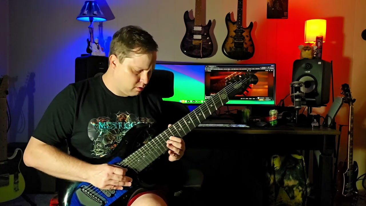 Meshuggah - Straws Pulled at Random Live Guitar playthrough