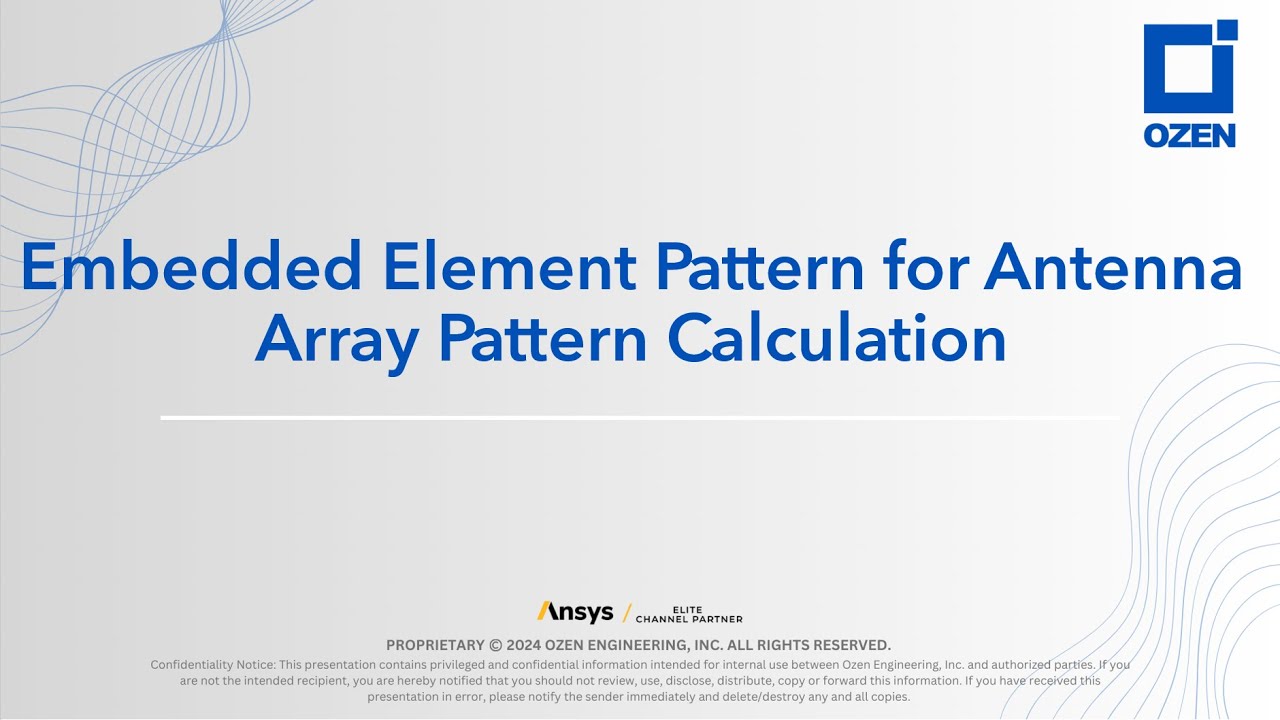 Шаблон встроенного элемента для расчета диаграммы направленности антенной решетки