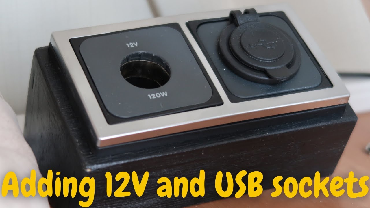 Adding extra 12v and USB sockets into our Eriba Feeling caravan