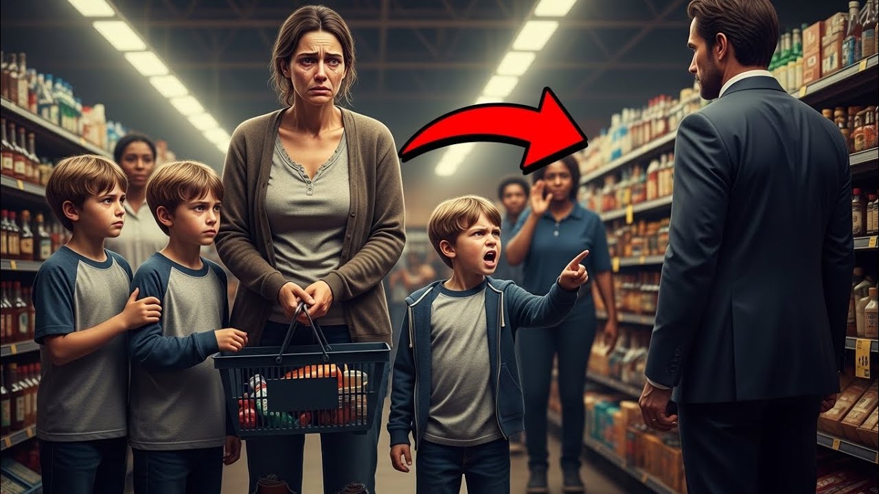 They Laughed at a Poor Single Mother… Until Her Triplet Boys Said This
