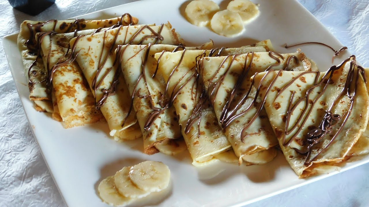 الكريب الحلو |la recette des crêpes facile وصفة سهلة للكريب الفرنسي