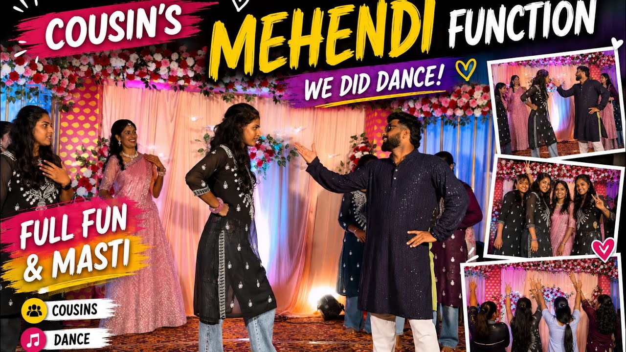 Cousin mehendi dance 🥳when space get too conjected 😳