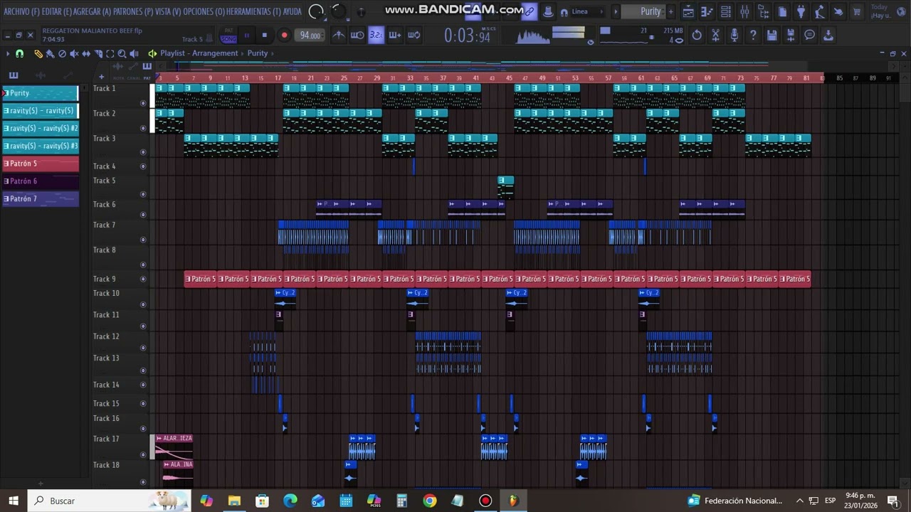 Reggaeton Malianteo beef en Fl Studio🥭