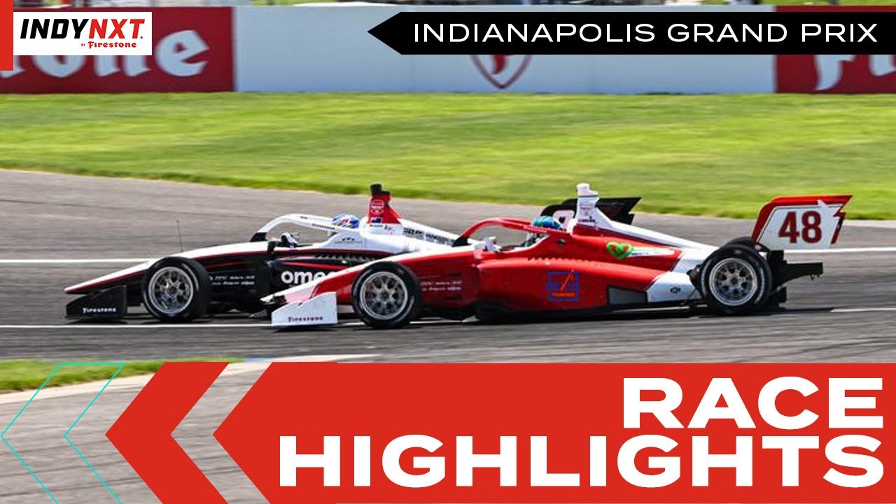 Race Highlights | 2025 Indianapolis Grand Prix Race 2 | INDY NXT by Firestone