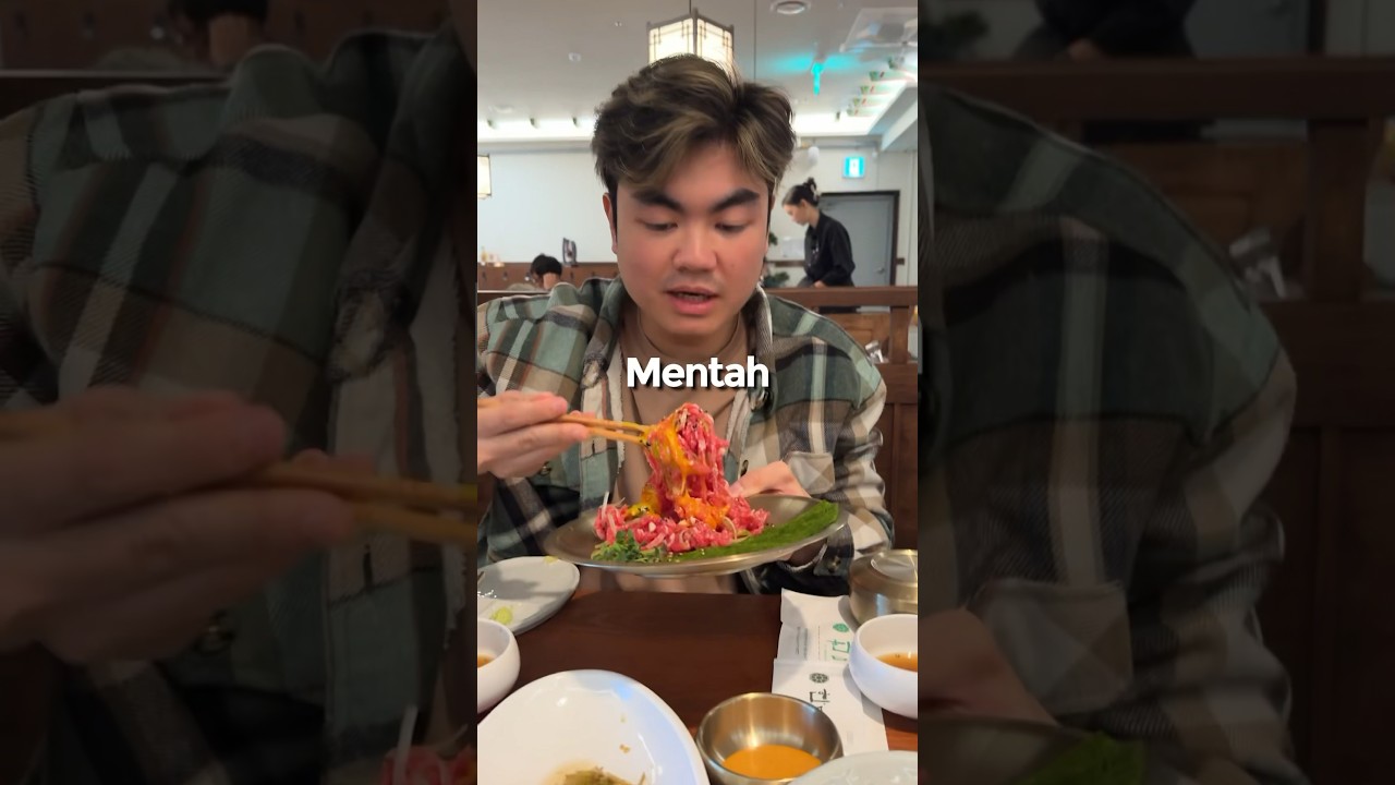 PENGALAMAN PERTAMA COBAIN MAKANAN MENTAH DI KOREA!
