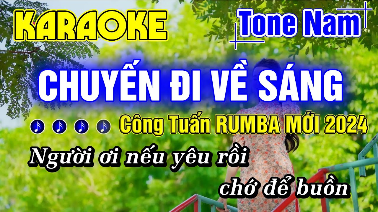 Chuyến Đi Về Sáng Karaoke Tone Nam Nhạc Sống Công Tuấn Bolero RUMBA MỚI NHẤT - Minh Đức Karaoke