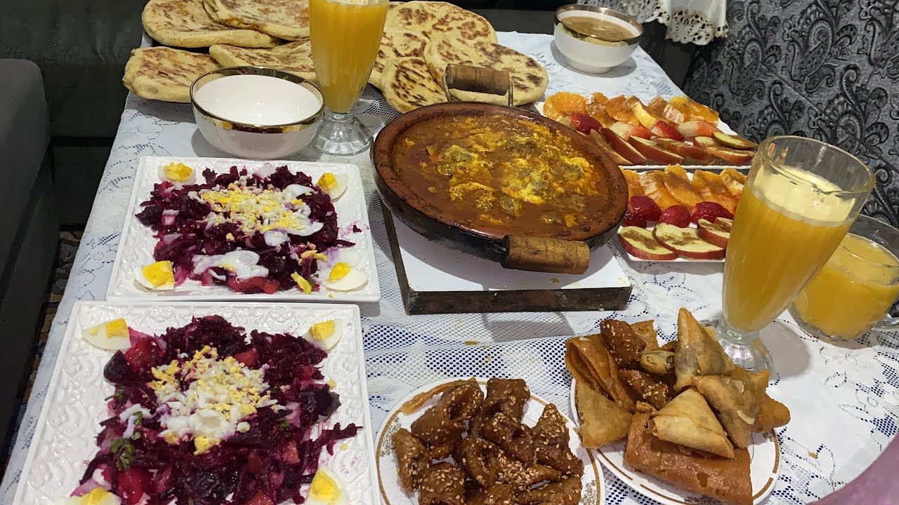 فطور رمضان خبيزات معمرين ب حشوة راءعة طاجين الكفتة اشترك في القناة❤️👍😍