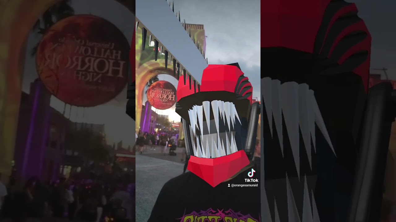 Chainsaw Man at Halloween Horror Nights #OrangeSamuraiD #Chainsawman #Anime