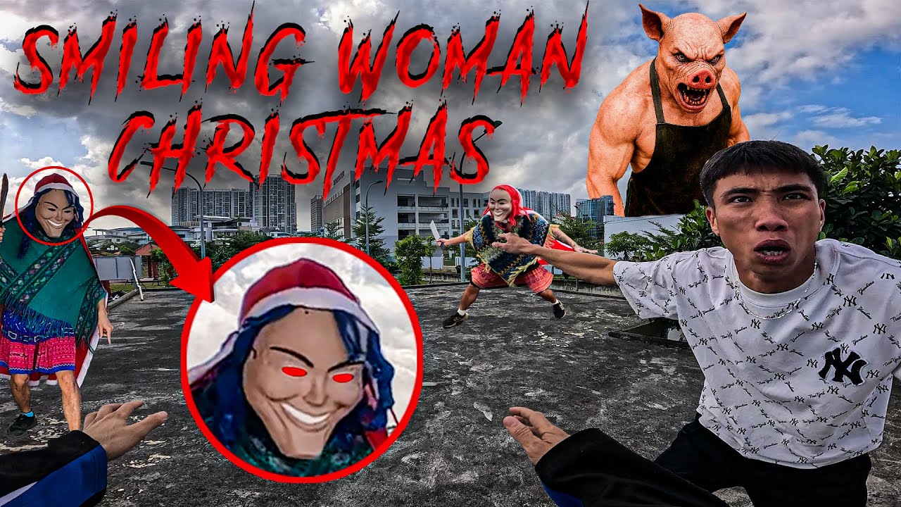 SMILING WOMAN REAL LIFE ESCAPE 62.0 | Horror Parkour Pov Short | Bubbles 3Run