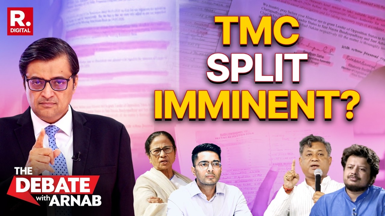 Debate With Arnab: 22 TMC MLAs Breaking Away, Mamata Stares At Split