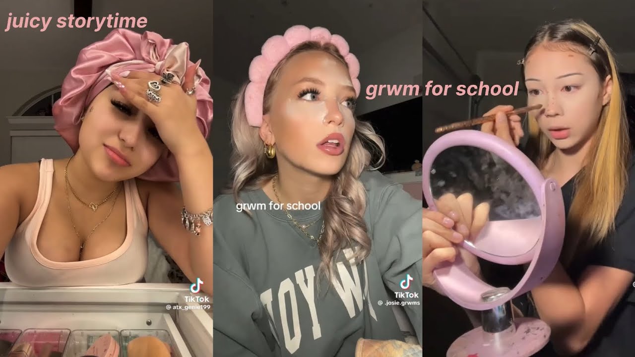 GRWM FOR SCHOOL COMPILATION !!! *part 1* #grwm #compilation 