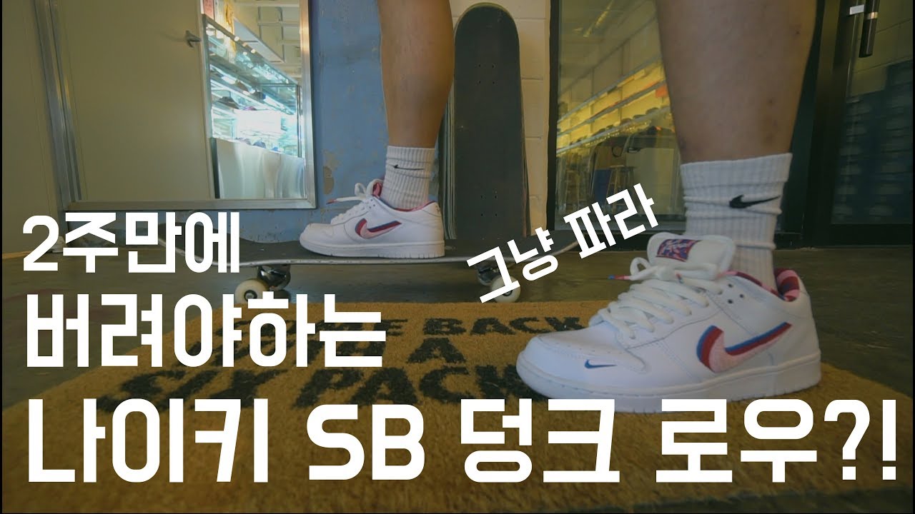 나이키 SB 덩크 로우에대해 파헤쳐 봤습니다. ft. SB 덩크 로우 파라 : Few things you should know about Nike SB.