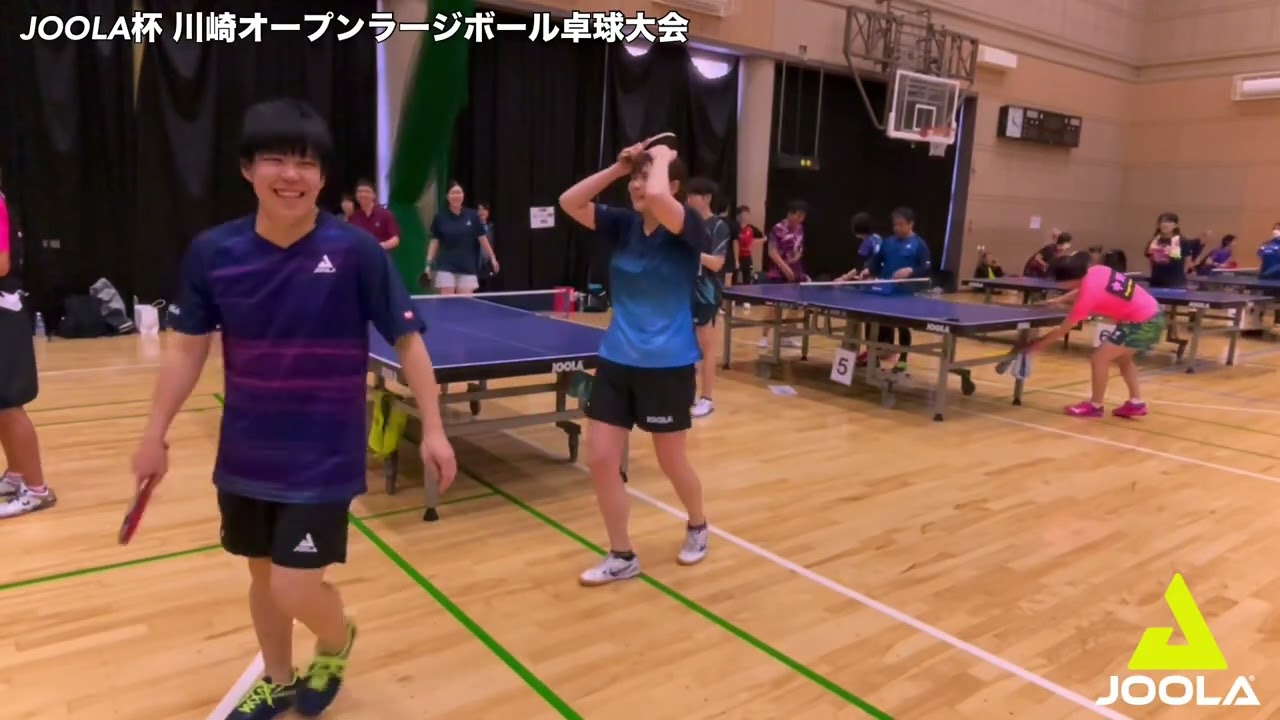 《JOOLA杯》丸山れみペア vs 山田まゆこペア【卓球／ラージボール】