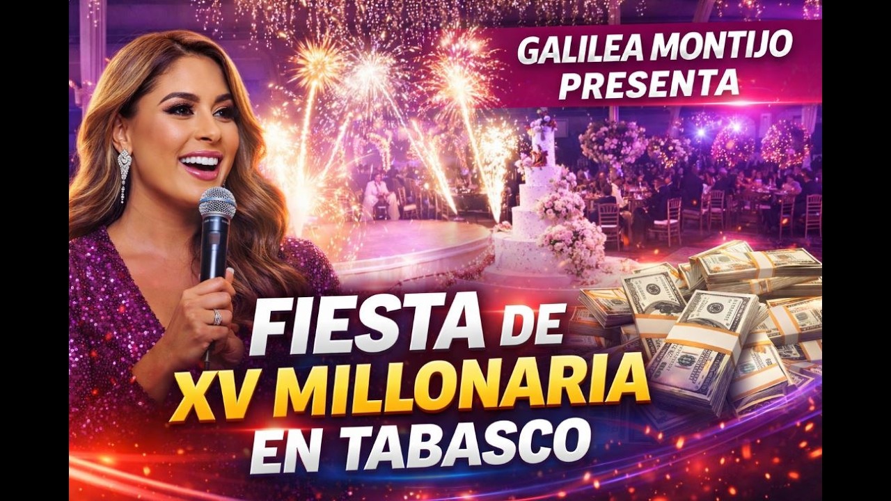 XV AÑOS MILLONARIOS EN TABASCO CON GALILEA MONTIJO COMO PRESENTADORA