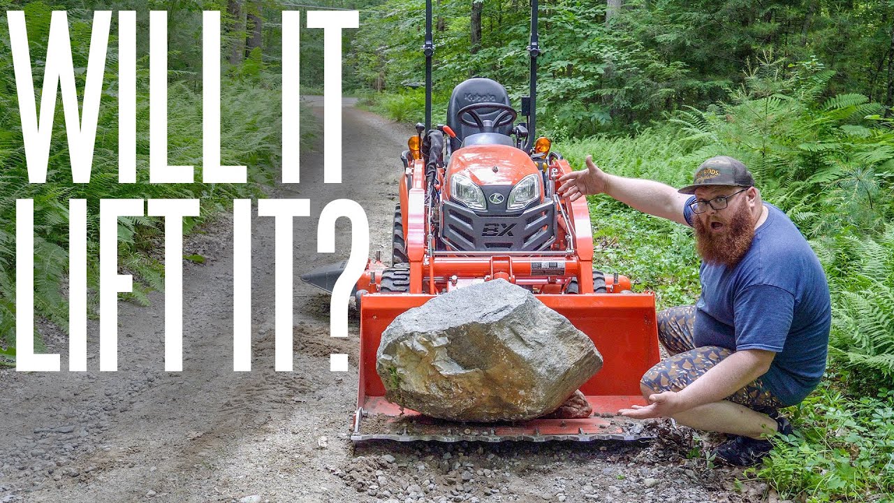 Максимальная грузоподъемность валунов Kubota BX?