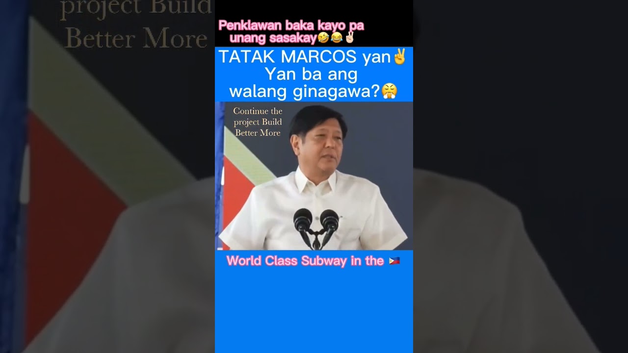 Testament ni PBBM sa ipagpatuloy ang BBM Project 