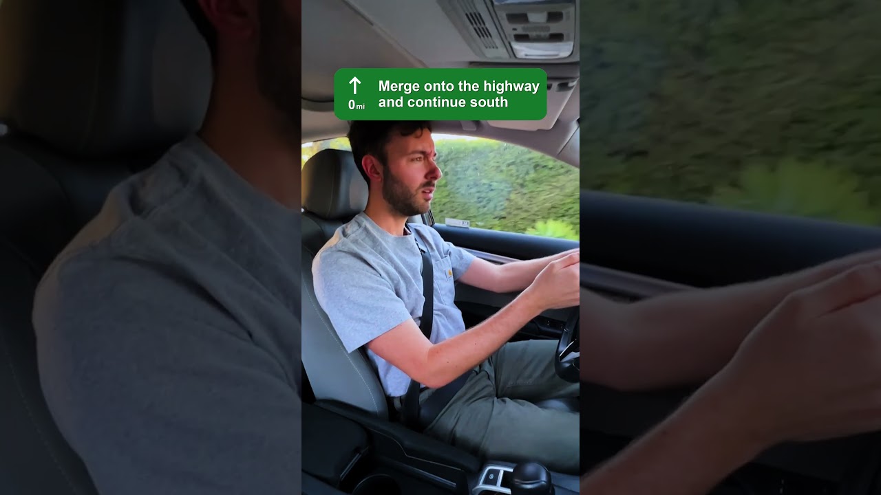 GPS directions blend into 