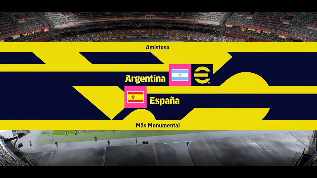 ARGENTINA VS ESPA&Ntilde;A // PARTIDO AMISTOSO //efootball 2024 // RICKY RICON YT