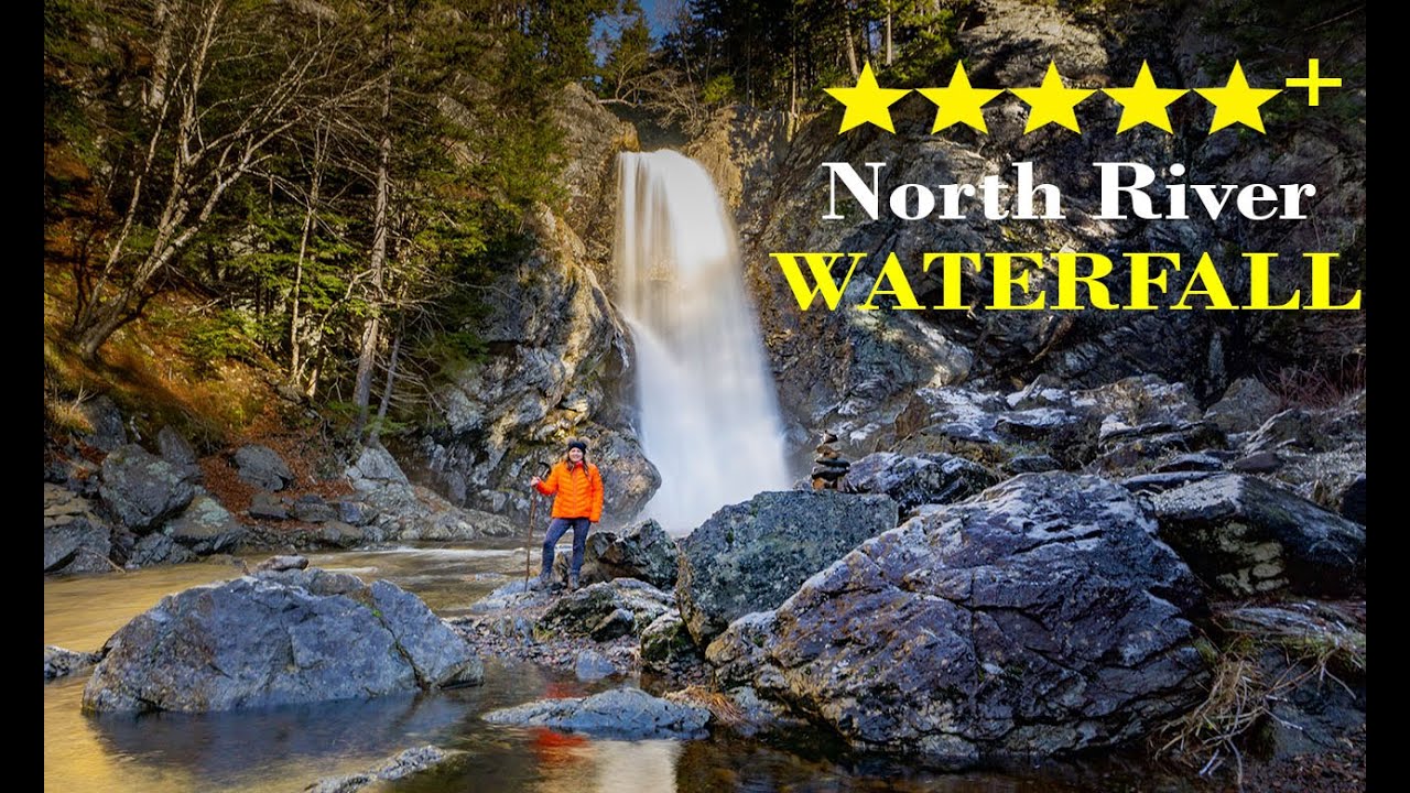 North River Waterfall, Five Islands, Nova Scotia