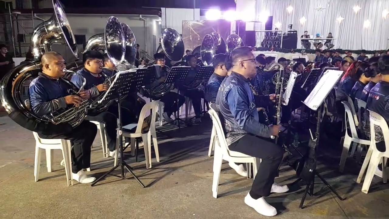 CBBDASMARINIAS trombone solo. Betis serenata 2025 in Betis, Guagua, Pampanga. 