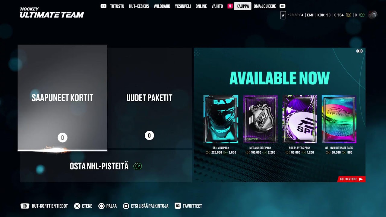 Uusi NHL25 Live