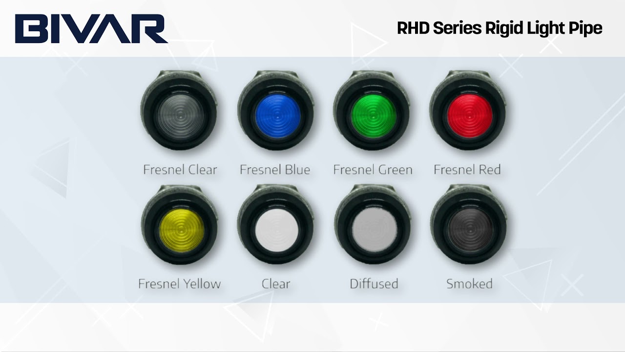 Bivar RHD Series Rigid Light Pipe | AAC Digital Datasheet