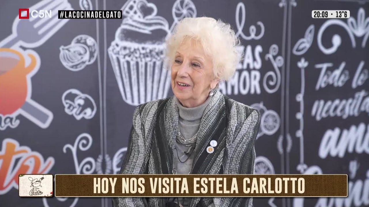🍝 LA COCINA DEL GATO - Invitada: ESTELA DE CARLOTTO - 04/09/2021