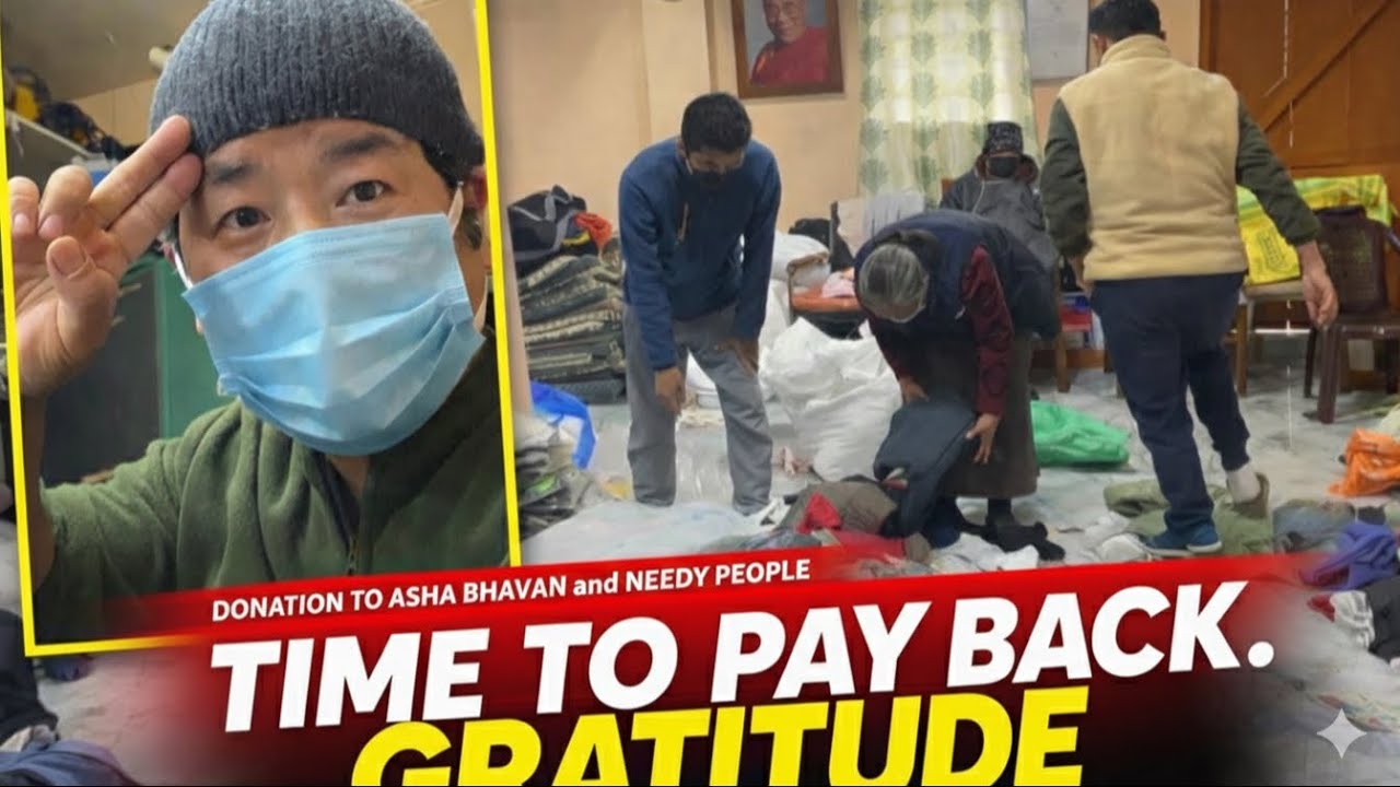 THANKS ASHA BHAVAN|GRATITUDE|TIBETAN SHILLONG| DONATION|ASHA BHAVAN |NEEDY PEOPLE.|LOVE ALL|TENDAWA